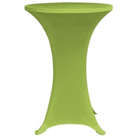 Husă elastică pentru masă, 4 buc., verde, 60 cm - Img 4