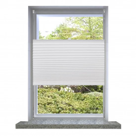 Jaluzea plisată 60 x 100 cm Alb
