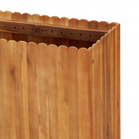 Jardinieră de grădină, 150 x 30 x 50 cm, lemn masiv de acacia - Img 5