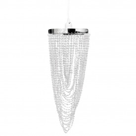Lampă de tavan cu cristale 22 x 58 cm - Img 2