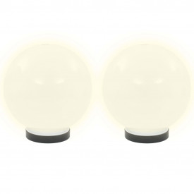 Lămpi glob cu LED, 4 buc., 20 cm, PMMA, sferic - Img 3