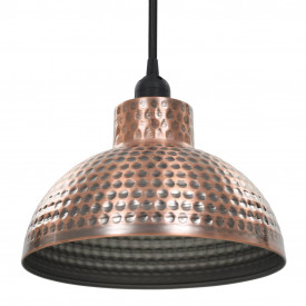 Lustre semisferice de culoare arămie, 2 buc. - Img 6