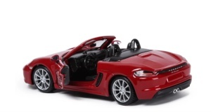 Macheta Bburago 1:32 Porsche 718 Boxster Rosu Bb43049Rosu - Img 2
