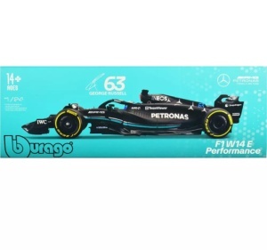 Macheta masinuta Bburago FORMULA 1 1/24 Mercedes AMG F1 Team #63 George Russel cu casca 28028/63 - Img 2