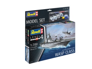 Macheta Revell Vapor Model Set Us Navy Assault Carrier Wasp Class- Kit Model Cu Acc Rev65178 - Img 2