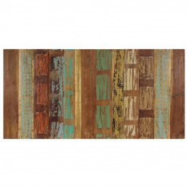 Masă de bucătărie, 180 x 90 x 76 cm, lemn masiv reciclat - Img 5