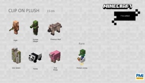 Minecraft Plus Clip On 15 Cm Zombie Villager Pmimc7204Zv - Img 2