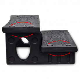 Mini scară neagră pentru spa - Img 3