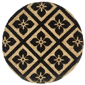 Naproane, 6 buc., negru, 38 cm, iută, rotund - Img 2