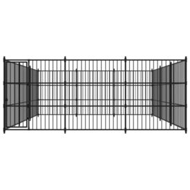 Padoc de exterior pentru câini, 450x450x185 cm