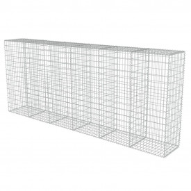 Perete gabion cu capace, 300 x 50 x 150 cm, oțel galvanizat - Img 3