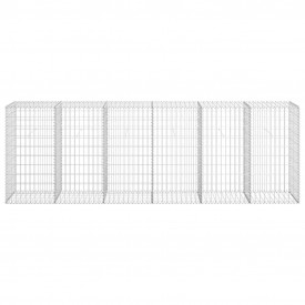 Perete gabion cu capace, 300x50x100 cm, oțel galvanizat - Img 4