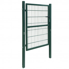 Poartă 2D pentru gard (simplă) 106 x 190 cm, verde - Img 2