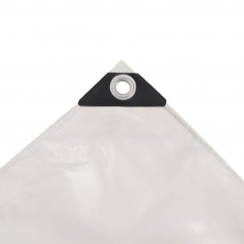 Prelată, alb, 5 x 6 m, 650 g/m² - Img 3