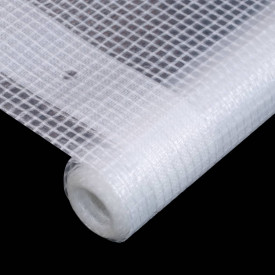 Prelată Leno 260 g/m², alb, 4 x 15 m - Img 4