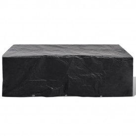 Prelată mobilier exterior din poliratan cu 10 inele 300 x 140cm - Img 2