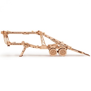 Puzzle 3D din lemn remorca auto pentru tirul Big Rig - Img 4
