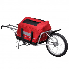 Remorcă cargo de bicicletă cu o roată și geantă de depozitare - Img 2