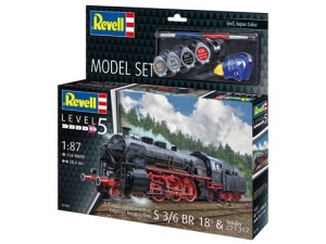 Revell 62168 Express Locomotive S 3/6 BR 18⁵ & Tender 2'2'T 31,7 - Model Set - Img 4