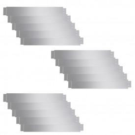 Set 15 separatoare flexibile pentru gazon, oțel galvanizat, 100 x 15cm - Img 2