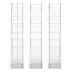 Set 3 gabioane din sârmă galvanizată 25 x 25 x 150 cm - Img 3