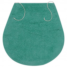 Set covorașe baie, 3 piese, turcoaz, textil - Img 4