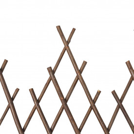 Set de 5 garduri extensibile de salcie cu zăbrele 170 x 55 cm - Img 5