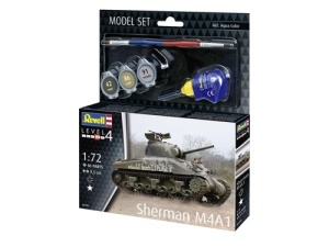Set Macheta Revell Vehicul Militar Sherman M4A1 Scara 1:72Rev63290 - Img 4