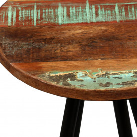 Set mobilier de bar, 3 piese, lemn masiv reciclat - Img 9