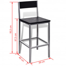 Set mobilier tip bar pentru mic dejun - Img 4