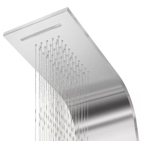 Sistem panel de duș curbat, oțel inoxidabil - Img 4