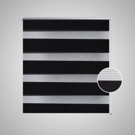 Stor Zebra, 100 x 175 cm, Negru - Img 3