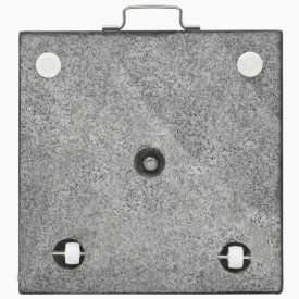 Suport umbrelă de soare, granit 30 kg, pătrat, negru - Img 4