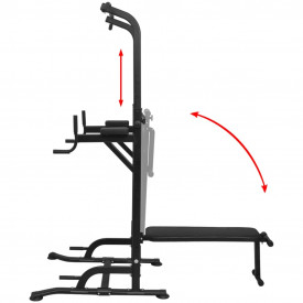 Turn exerciții cu bancă de abdomene - Img 3