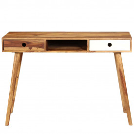 vidaXL Birou de scris, 110 x 55 x 76 cm, lemn masiv de palisandru - Img 3