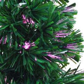 vidaXL Brad de Crăciun artificial cu fibră optică, 64 cm, verde - Img 10