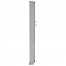 vidaXL Copertină laterală retractabilă de terasă, gri, 100 x 300 cm - Img 3