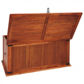 vidaXL Cufăr de depozitare, 79 x 34 x 32 cm, lemn masiv de salcâm - Img 5