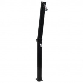 vidaXL Duș solar pliabil, negru, 214 cm, 23 L - Img 2