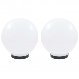 vidaXL Lămpi bol cu LED 2 buc, sferică, 25 cm, PMMA - Img 2