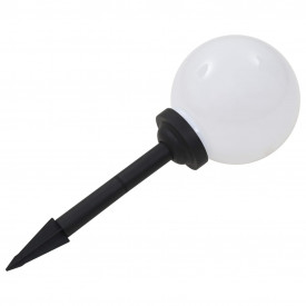 vidaXL Lămpi solare de exterior cu LED, 3 buc, 20 cm, RGB, sferic - Img 7