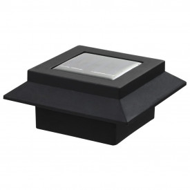 vidaXL Lămpi solare de exterior cu LED, 6 buc, negru, 12 cm, pătrat - Img 9
