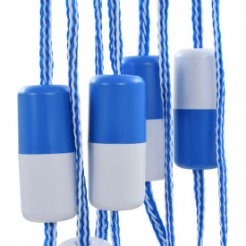 vidaXL Șnur separator de siguranță pentru piscină, 6 m, plastic - Img 4