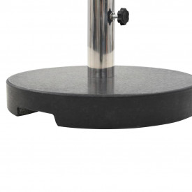 vidaXL Suport umbrelă de soare, granit 20 kg, rotund, negru - Img 4