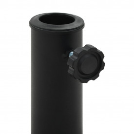 vidaXL Suport umbrelă de soare, negru, 19 kg, polirășină, rotund - Img 3