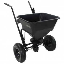 vidaXL Utilaj de împrăștiat sare, PVC și oțel 106x73x76 cm 45 L - Img 6