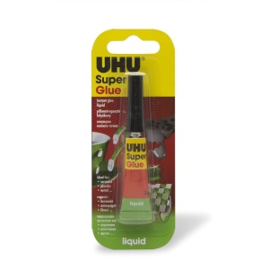 Adeziv instant cianoacrilat UHU Super Glue Liquid, 3g