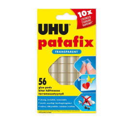 Adeziv tablete transparent UHU Patafix, reutilizabil, 56 tablete - Img 2