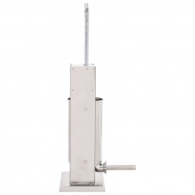 Aparat de umplut cârnați manual, argintiu, 15L, oțel inoxidabil - Img 4