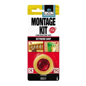 Bandă dublu adezivă pentru construcții BISON Montage Kit Tape, 1,5mx19mm - Img 2